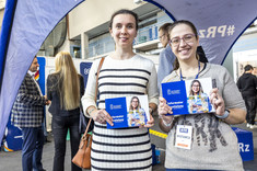 Stoisko Politechniki Rzeszowskiej na targach Edu Salon,